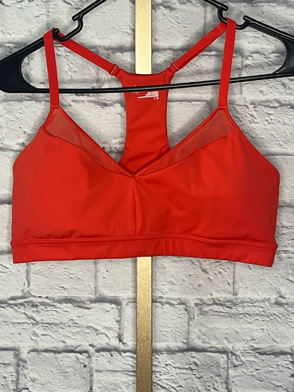 Aerie offline large red sports bra medium support adjustable straps with padding